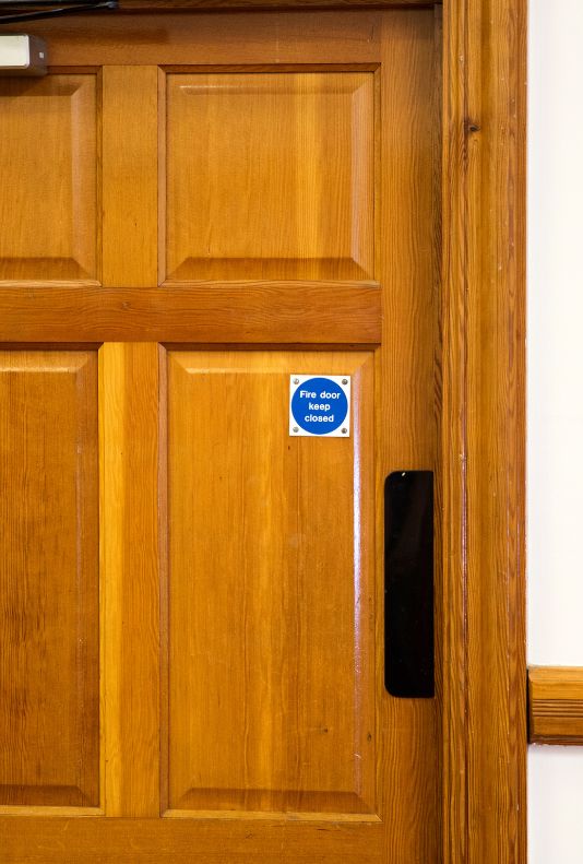 Fire Door Survey - Text and Image Block