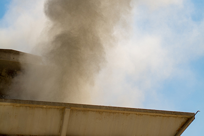 dust hazards on site